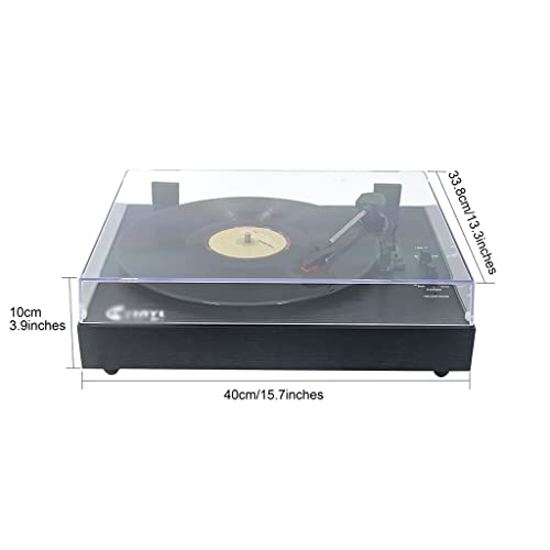 Chaine HiFi Platine Vinyle, Tourne Disque Vinyle Platines Vinyles Construction Bois VéRitable Haut-Parleur sans Fil… - Les Beatles, Paul McCartney, John Lennon, RIngo Starr, George Harrison Chaine HiFi Platine Vinyle, Tourne Disque Vinyle Platines Vinyles Construction Bois VéRitable Haut-Parleur sans Fil… – Image 3
