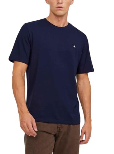 JACK & JONES Jjepaulos tee SS Crew Neck Noos Chaqueta, Blazer Azul Marino, L para Hombre