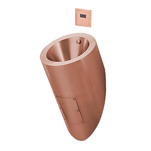 Bagni Moderni Toilette Automática Sensorial, Montaje en Pared, Inducción en Acero Inoxidable 304, Toilette Vertical en Pared, Toilette Comercial con Pequeña Descarga miniatura 1