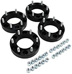 Wheel Spacer Set of 4-6 Lug 1.5 inch 38mm Hub Centric 6x5.5 - Compatible with Toyota Vehicles - 1996-2018 4Runner, 01-07 Sequoia, 2001-18 Tacoma, 00-06 Tundra, FJ Cruiser - 6x139.7mm