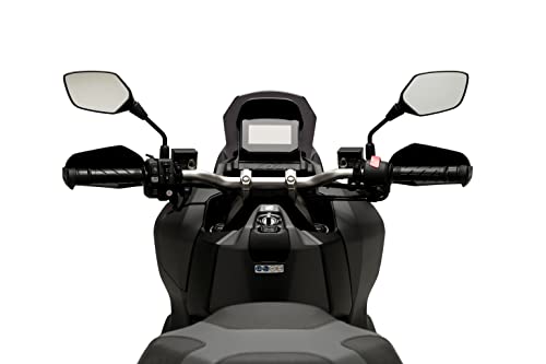 Puig 21273F Cupolino Sport Compatto E Aerodinamico In Acrilico Ad Alto Impatto Con Profilo Arrotondato E Design Sportivo Che Migliora Protezione E Visibilità, Fumé Scuro - 4