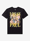 Hot Topic WWE Logan Paul Collage T-Shirt Black XL