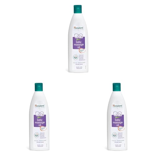Image of Himalaya Baby Massage Oil for Strong bones & muscles - 200ml | No.1 Doctor Prescribed (Pack of 3)