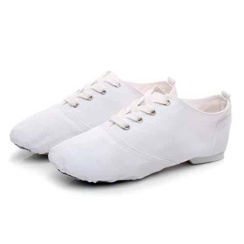 GICIR Zapatos de Danza Jazz para Niña Y Mujer, Tacón Bajo, Clase(42)