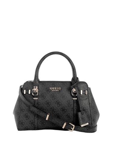 Sac à main GUESS Leona multi compartiment gris anthracite chic