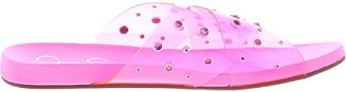 Jessica Simpson Women's Tislie Flat Slide Sandal, Pink, 8 | Image 1