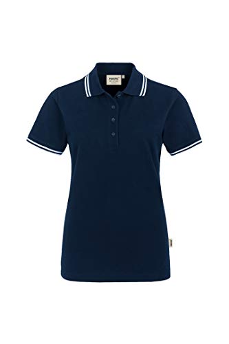 Preisvergleich Produktbild Hakro WOMEN-POLOSHIRT TWIN-STRIPE # 205 (S, tinte / weiß)