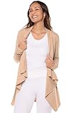 Coolibar UPF 50+ Women's Sun Wrap - Sun Protective (Medium- Dark Taupe Heather)