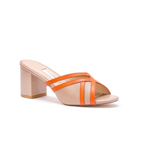 Image of OCEEDEE Teresa Women's 2.5 Inches Block Slip-on Mules| Stylish & Comfortable Open Back for Casual, Office & Semi-Formal Wear