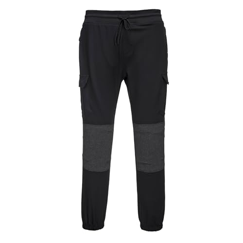 Portwest Pantalon Flexi KX3, Couleur: Noir, Taille: S, T803BKRS