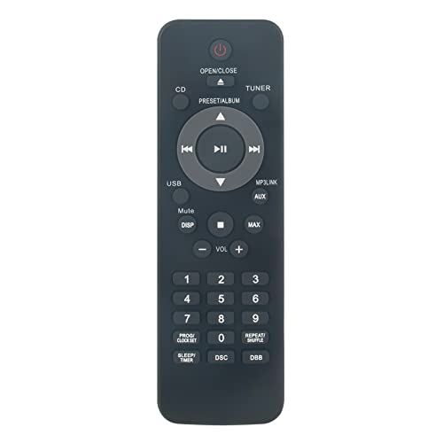 FWM211 / FWM210 Replaced remote control-VINABTY-Fit for Philips Hi-fi System 996510042887 remote control FWM210/55 FWM210 FWM211X FWM211X/77 FWM210/12 FWM210/78 FWM211/37 FWM211 - Image 3