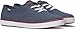 Keds Women's Champion Canvas Lace Up Sneaker Fashion Sneaker, Navy/Red Canvas, 8
