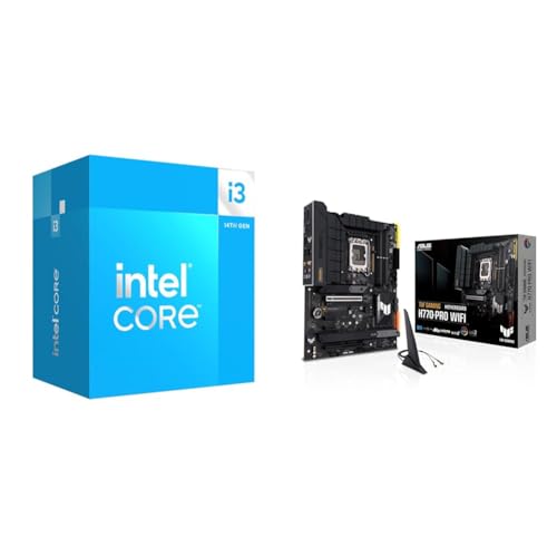 【セット買い CPU&マザーボード】 【Amazon.co.jp限定】Intel CPU Corei3 14100 BX8071514100/AZ + ASUS TUF GAMING H770-PRO WIFI LGA1700 H770 DDR5 ATX