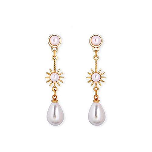 Boucles d'oreilles longues goutte d'eau vintage pour sublimer un visage rond
