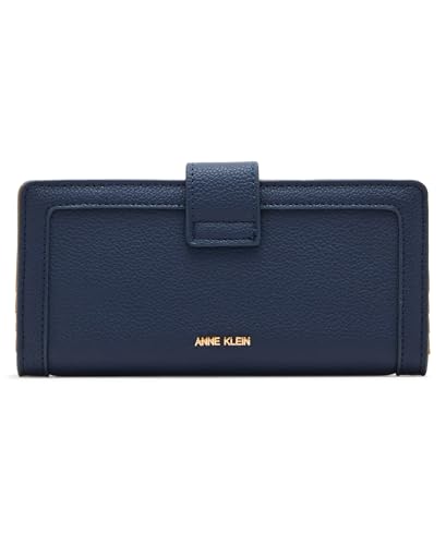 Anne Klein Shell Continental Wallet, Midnight3