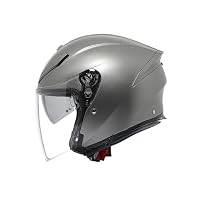 AGV - K5 Jet EVO E2206, Motorrad Jet-Helmet, Unisex, Matt Luna Grey, XL – Ansicht 5