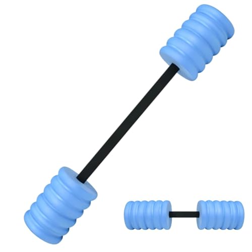 Mancuernas de agua – EVA desmontables para piscina tamaño fitness | mancuernas de fitness acuática | dispositivo de entrenamiento de agua para rehabilitación, aeróbic, yoga, personas mayores, niños y