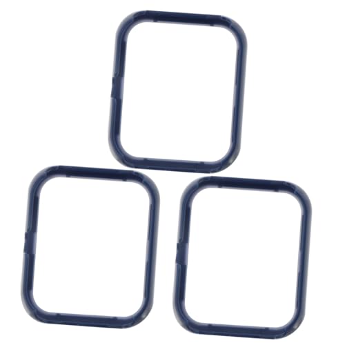 Housoutil 3 Pcs Protective Case Bumper Cover Protector Case Protective Frame Accessories Protector Cover Screen Protector Fashionable Protector Reloj Inteligente Bumper Case Computer Watch