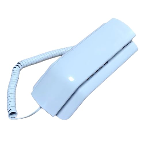 Teléfono de pared con cable para el hogar, teléfono fijo con cable para el hogar, empresa, oficina, baño, teléfono montado en la pared