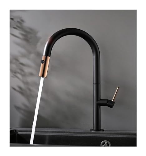 Robinet de cuisine avec douchette amovible sans contact et mitigeur d'eau - 2
