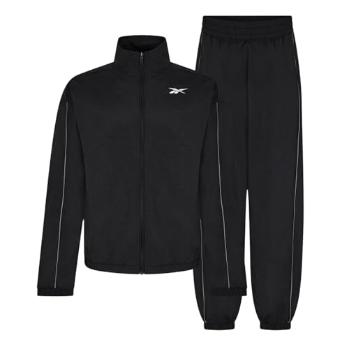 Reebok Tuta da allenamento da uomo, colore nero, L