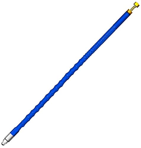 Firestik FS5-BB FS-Series 5-Feet (152cm) 40 Channel Plus 1000 Watt Tunable Tip CB Antenna, Blue, 5/8 Wave Length Design, Can be Used in Single or Dual Configurations, 3/8