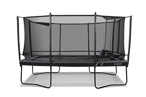 North Trampoline - Outdoor Trampolin - North Legend - 460cm - Rechteckig - Black - Gartentrampoline XXL Cover