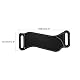 QUARKZMAN Leder Messerscheide für Gürtel 6,7 x 2,5 PU Leder Gürtelschlaufe horizontale Tragetasche für Klappmesser für Outdoor Klettern Camping Radfahren und Wandern, Schwarz