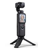 4K Vlogging Camera with Tripod Mount, Pocket Camera, Face Tracking & WiFi