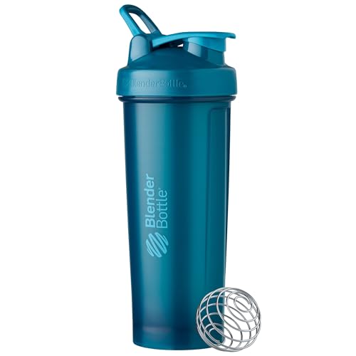 Image of BlenderBottle Classic V2 Shaker Bottle Perfect for Protein Shakes and Pre Workout, 32-Ounce, Ocean Blue
