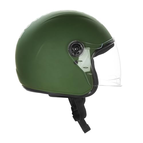 Image of RYDR Urban Q-7 Half Face Helmet for Men & Women | ISI Certified Bike Helmet | Lightweight, Ventilated & Aerodynamic Design | Shock-Absorbing Interior with Comfortable Padding