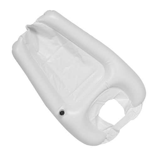 DEARMAMY Champú inflable recogedor de pelo de ducha cuenca Lavabo junto a la cama lavabo de plástico para lavar el cabello Lavabo de cama de polivinilo