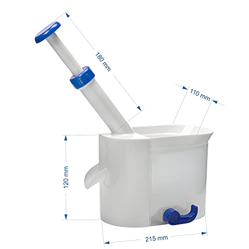 Foto von BROWIN® Kirschentkerner mit Behälter für Kerne | | Effizientes Entkernen von Kirschen | Praktisches Küchenwerkzeug mit Auffangbehälter