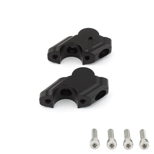 Rehausseurs de guidon Yamaha MT07 soulageant le dos avec kit de serrage en aluminium usiné