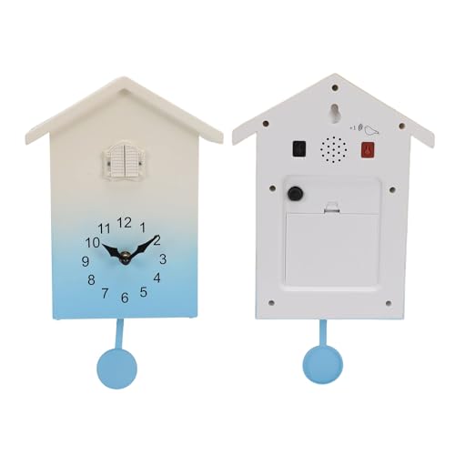 Reloj de cuco azul con péndulo y timbre cada hora para cocina y dormitorio 3
