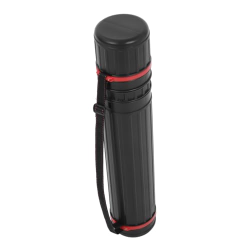 LALAFINA Adjustable Length Painting Tube Rollable Artwork Storage Telescoping Poster Tube with Shoulder Strap