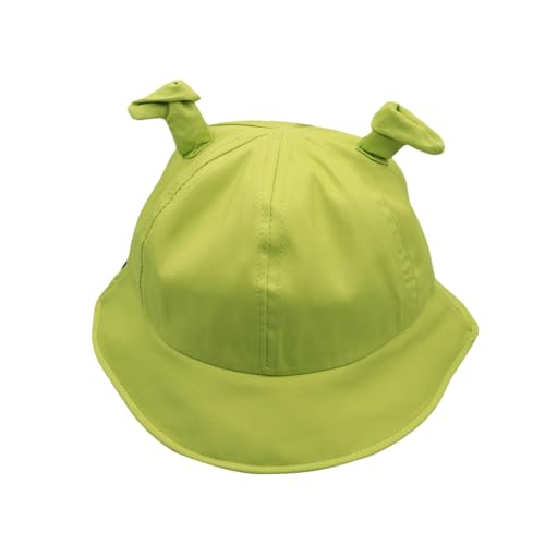 Cute Baseball Cap Hat with Ears for Boys Green Peaked Cap Bucket Hats Docker Caps Funny Costume Caps Fisherman Hat3