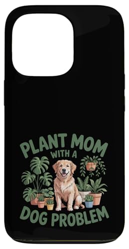 Plant Mom with a Dog Problem �ʔ����y�b�g�̈� ���p �X�}�z�P�[�X iPhone 13 Pro �p