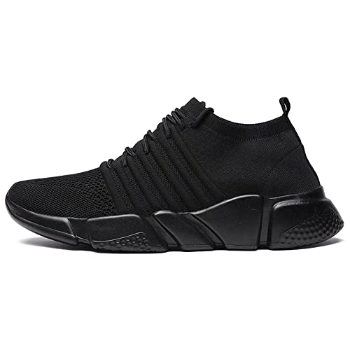Image of GSLMOLN Mens Womens Fashion Sneakers Unisex Slip on Ultra-Sock Knit Soft Sole Breathable Lightweight Casual Walking Shoes