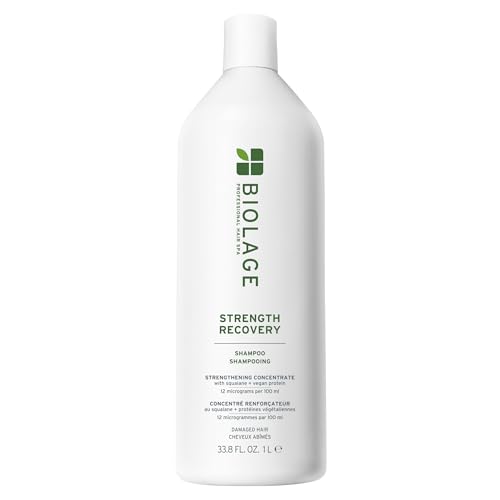 Biolage Strength Recovery Shampoo - Reduces Breakage & Detangles, Instantly Strengthens and...