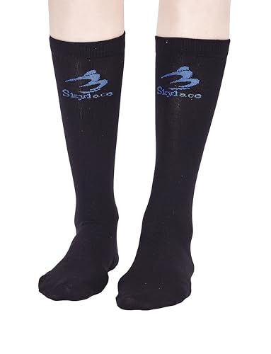 Seamless Knee High Figure Skating Socks - seamless toe design, snug fit, durable, perfect support2