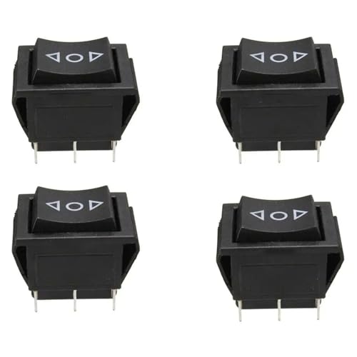 6 Pin Sunroof Locks Rocker Momentary Switch for Car Truck Car Accessories(4Pcs)
