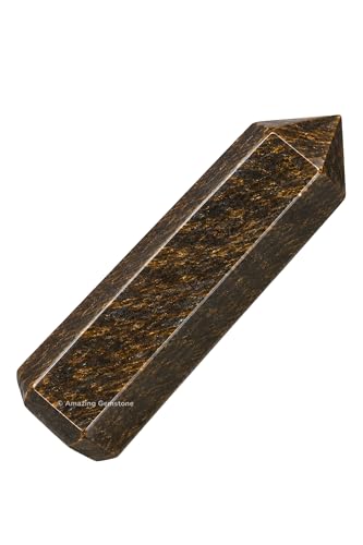 Image of Amazing Gemstone Large Bronzite Crystal Towers ~ Natural Healing Crystal Point Obelisk for Reiki Healing and Crystal Grid (5.5 inch to 6 inch INCH)