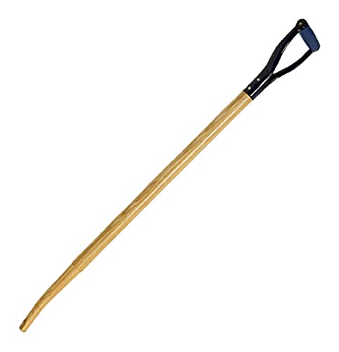 Link Handles Bent Hollowback Shovel/Scoop Handles with Shoulder and Steel D-Grip, 1-1/2