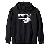 Photo Gallery halloween lovers coppie scheletro mano costume he s my treat felpa con cappuccio Photo Gallery halloween lovers coppie scheletro mano costume he s my treat felpa con cappuccio