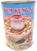 ctf brand tom yum kung soup with spices & straw mushroom (instant soup shrimp paste with straw mushroom) - 190z