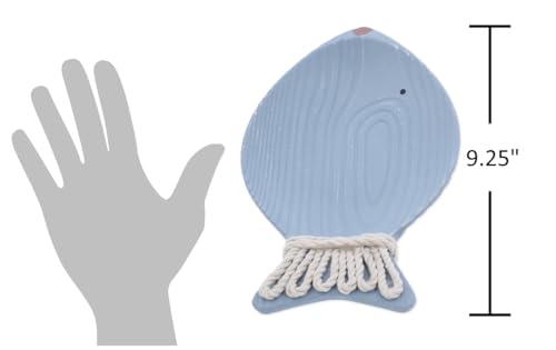 Plats à bijoux poisson en bois pour déco table maison de plage - 5