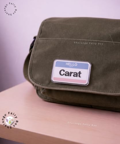 Image of SEVENTEEN Caratbong Lightstick Inspired Acrylic Keychain With Lanyard | SVT & Carat Logo Landyard |Kpop BoyBand | Caratbong Keyring | Seventeen Keychain| Kpop Lightstick