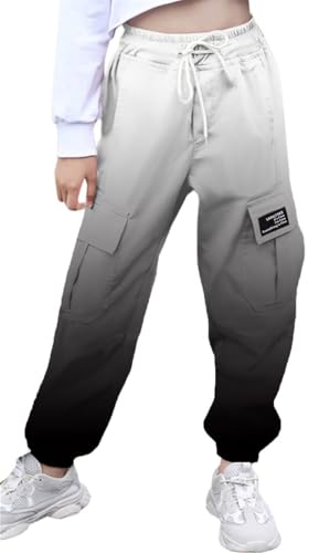 Image of SANGTREE Girls & Womens Printing Cargo Jogger Pants,6 Years - Women 2XL