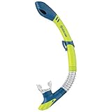 AQUALUNG Unisex – Erwachsene Gobi Dry Schnorchelset, Yellow Petrol, L